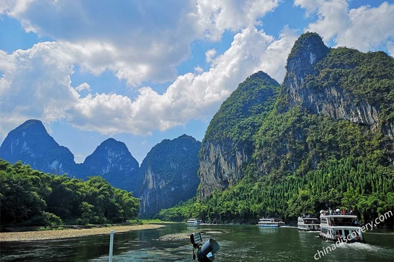 Guilin to Yangshuo Li River cruise Guilin to Yangshuo Li River cruise