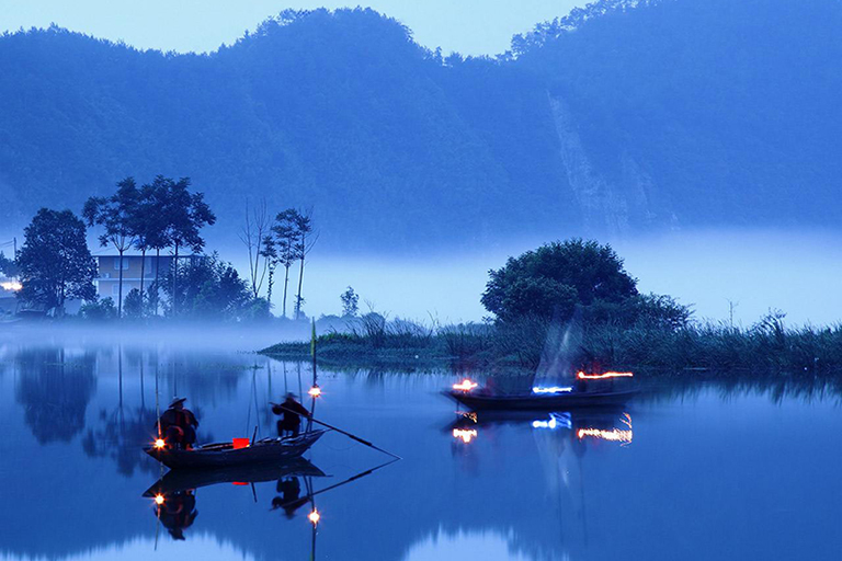 Beautiful Sunset View of Li River