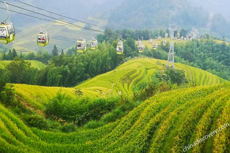 Chona's Group  from Philippines visited Longji Rice Terraces (Jinkeng) in September, 2018