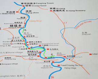 Li River China Map