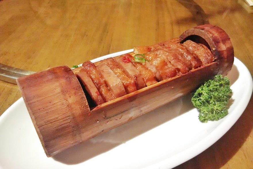 Lipu Taro and Pork Loaf