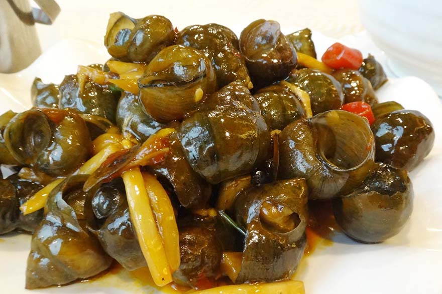 Stuffed Li River Snails 