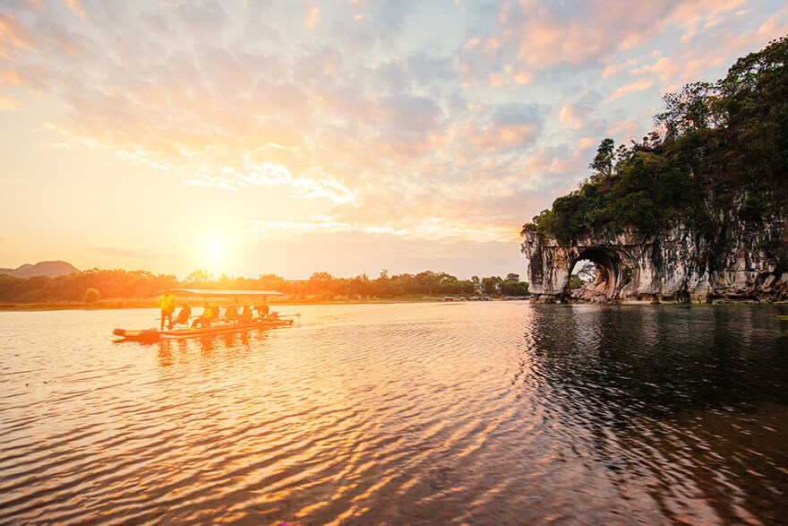 Elephant Trunk Hill in Guilin City Area 