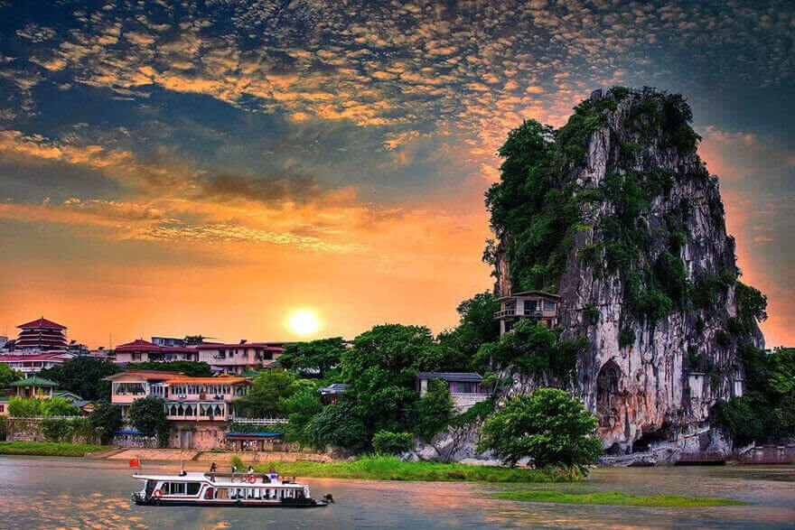 Fubo Hill in Guilin City