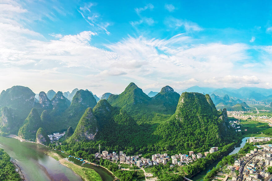 Laozhai Hill Near Xingping