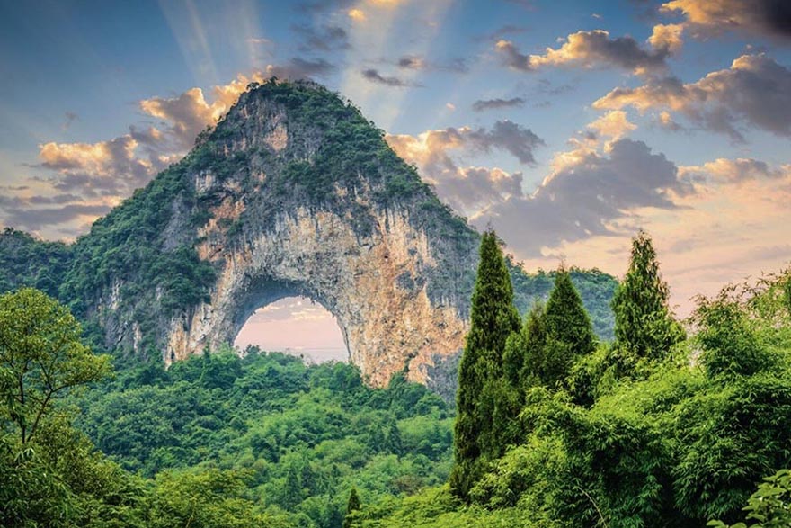 Moon Hill in Yangshuo