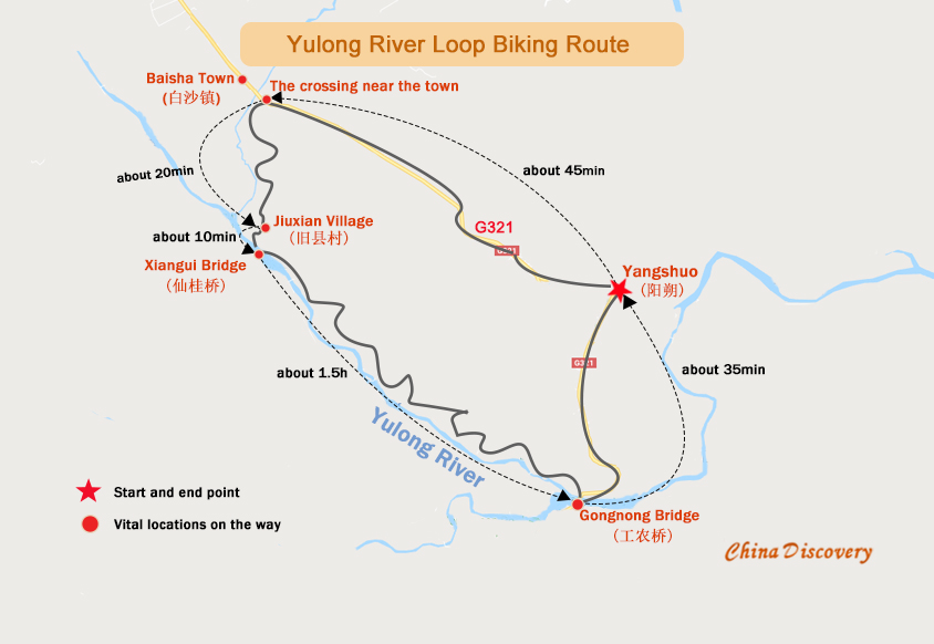 Yulong River biking