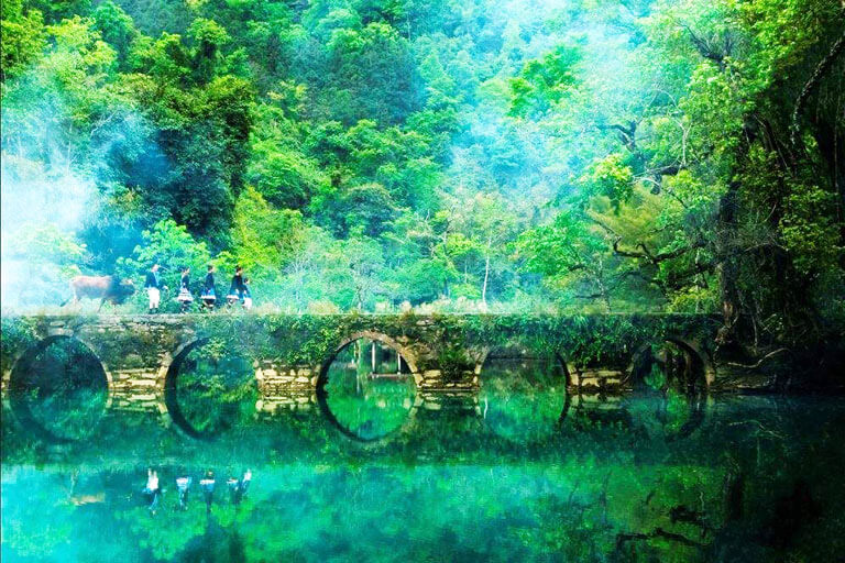 Xiaoqikong (Seven Small Arches) in Libo