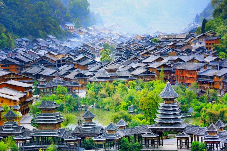 Guizhou Attractions - Zhaoxing Dong Village