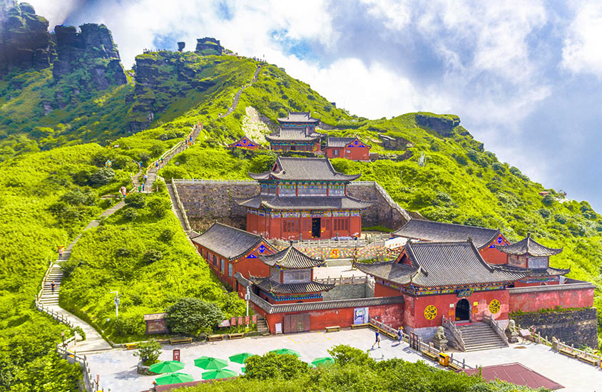 Cheng’en Temple at Fanjingshan Fanjingshan Temple - Chengen Temple