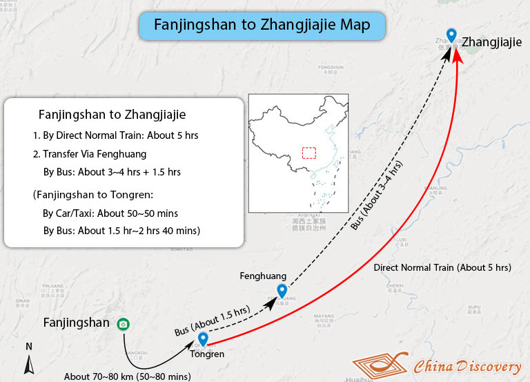 Fanjingshan to Zhangjiajie