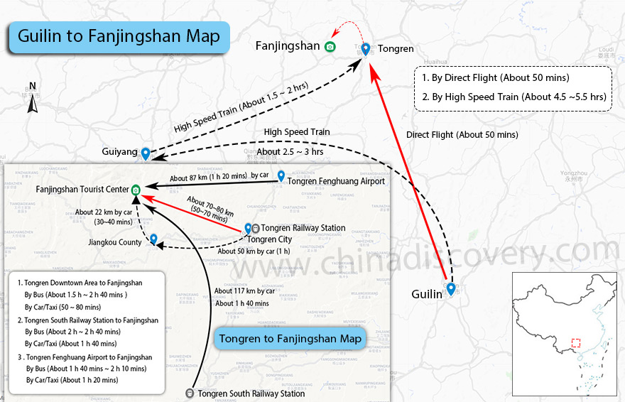 Guilin to Fanjingshan