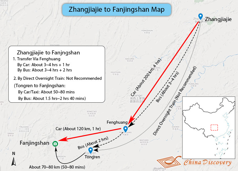 Zhangjiajie to Fanjingshan