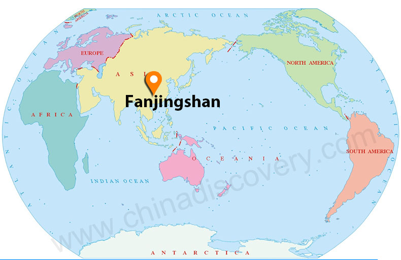Fanjingshan World Map