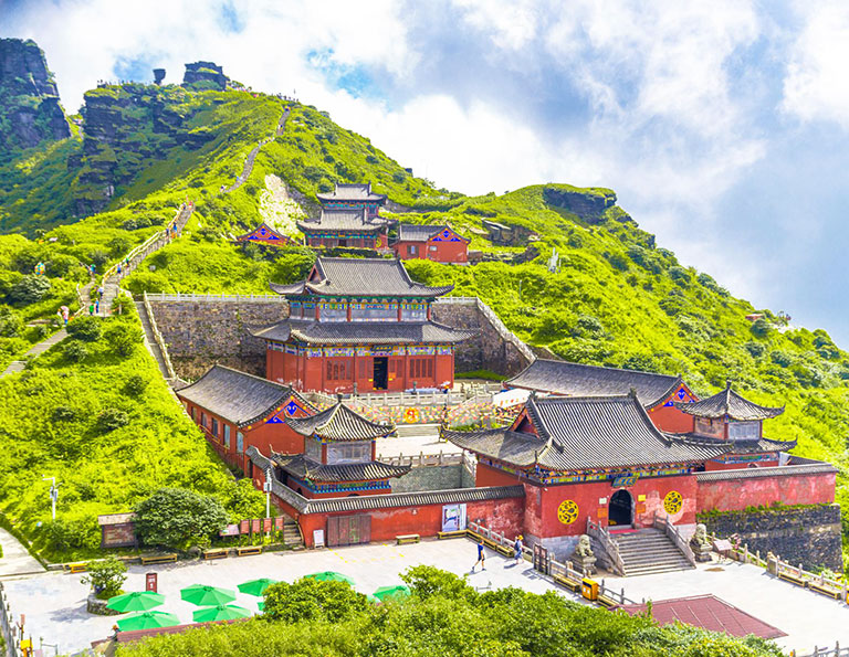 Panorama of Sacred Cheng En Temple