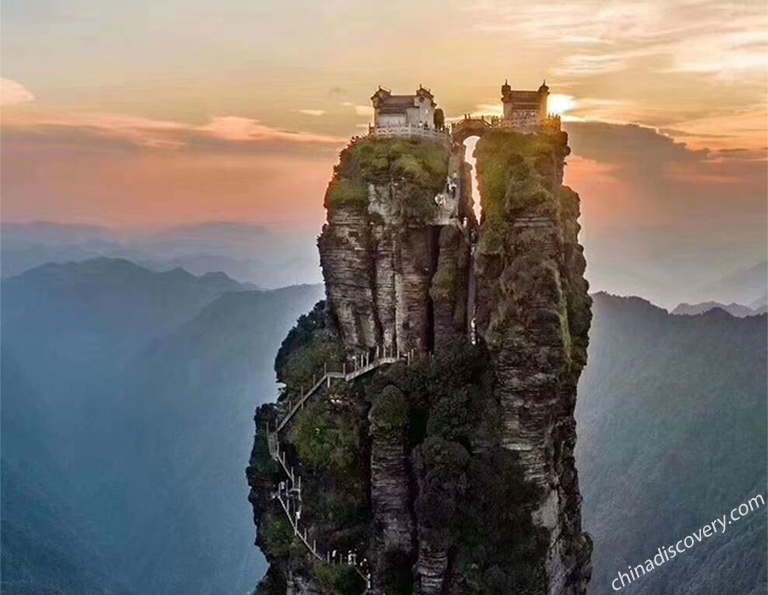 Fantastic Aerial View  of Fanjingshan