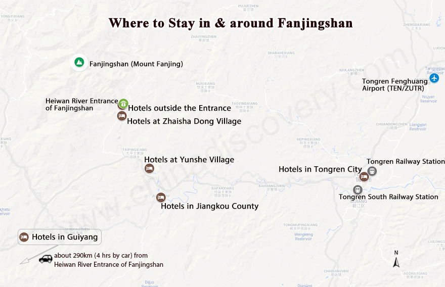 Where to Stay in Fanjingshan Where to Stay in Fanjingshan