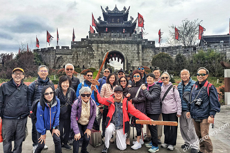 Our Guests Adrian's Group Visited Qingyan Ancient Town Qingyan Ancient Town