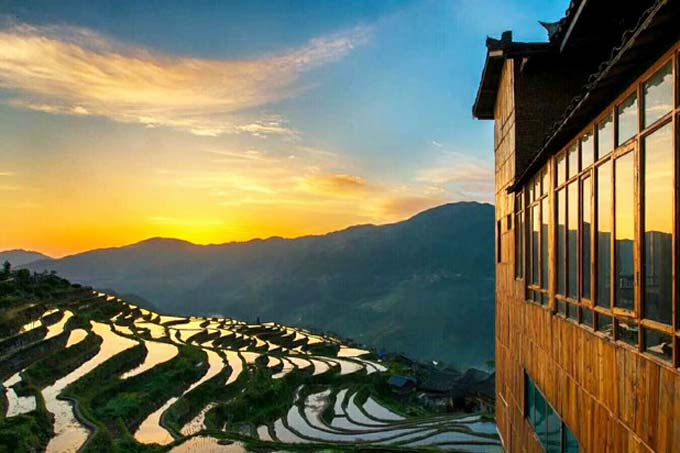 Jiabang Terraced Fields Guizhou Autumn