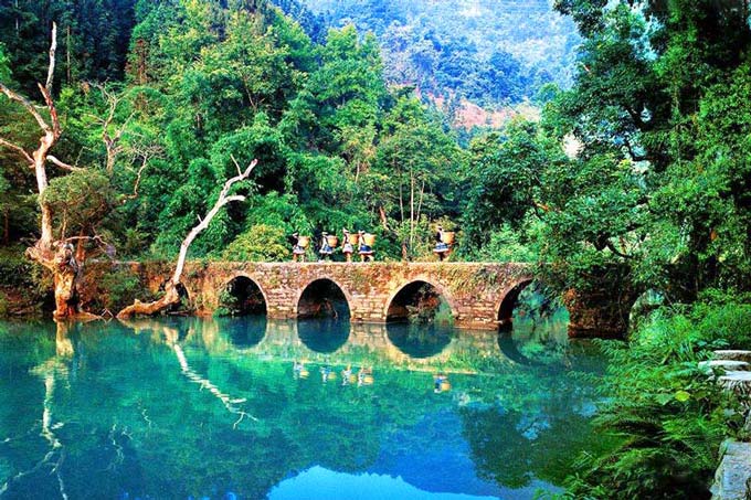Small Seven Arches in Libo Guizhou Summer