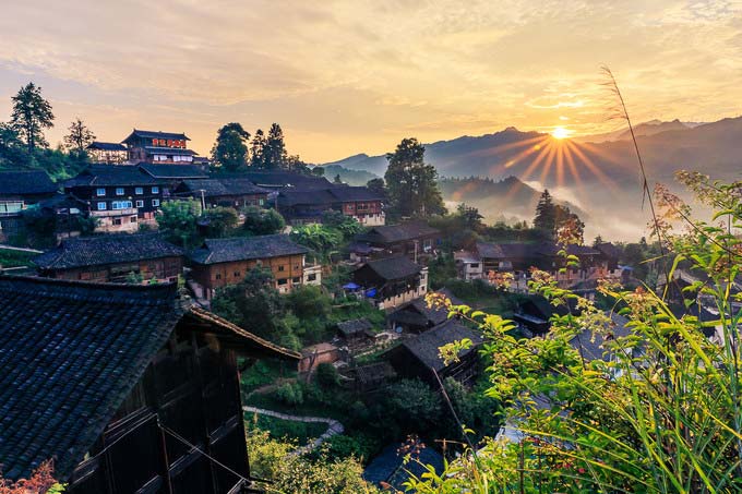Miao Villages in Winter Guizhou Winter