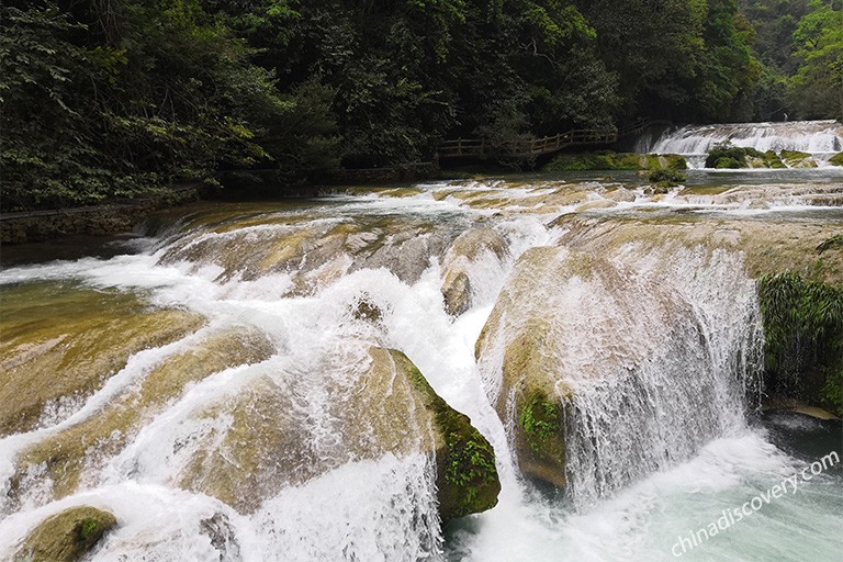 68-tiered Cascading Waterfalls Xiaoqikong