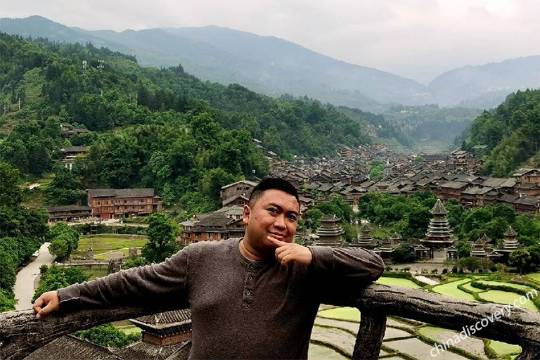 Panoramic View of Zhaoxing Dong Village Zhaoxing Dong Village