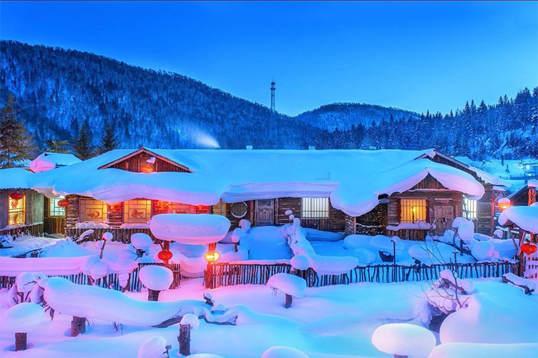 China Snow Town