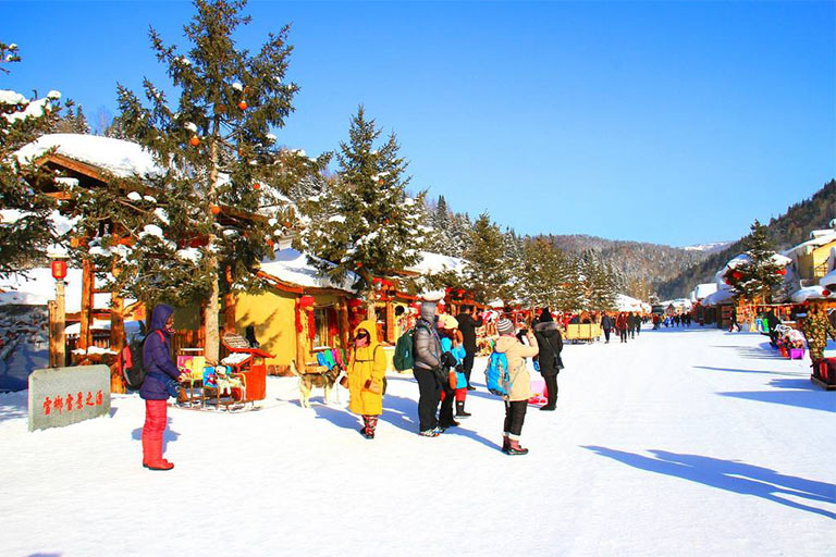 Snow Charm Avenue at China Snow Town