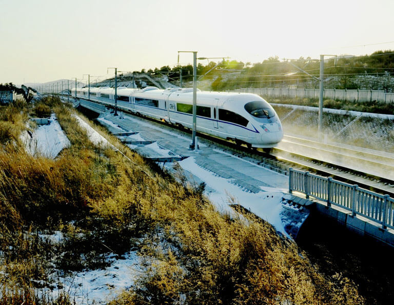 High Speed Bullet Train to Harbin