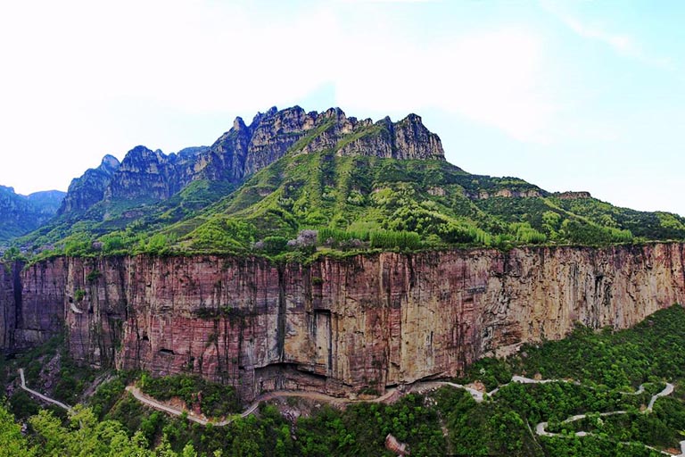 Spiral Tunnel Road to Guoliang Village Henan Attractions