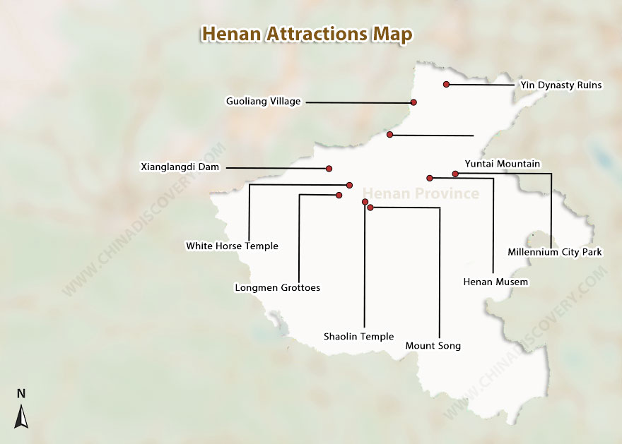 Henan Travel Map