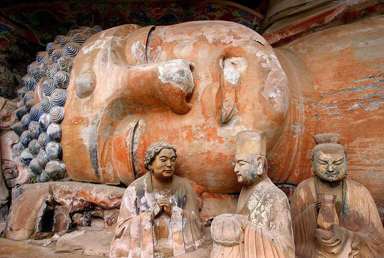 Dazu Rock Carvings nearby Chongqing Dazu Rock Carvings