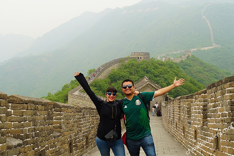 Joel from Mexico at Mutianyu Great Wall