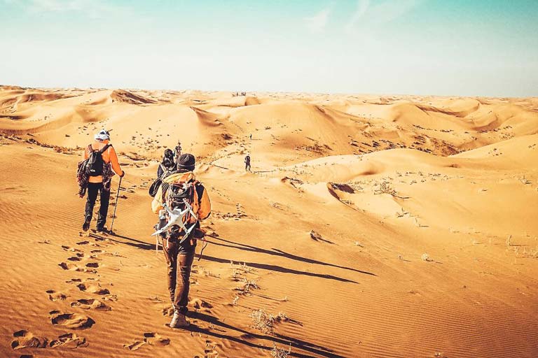 Kubuqi Desert Hiking Things to Do in Inner Mongolia