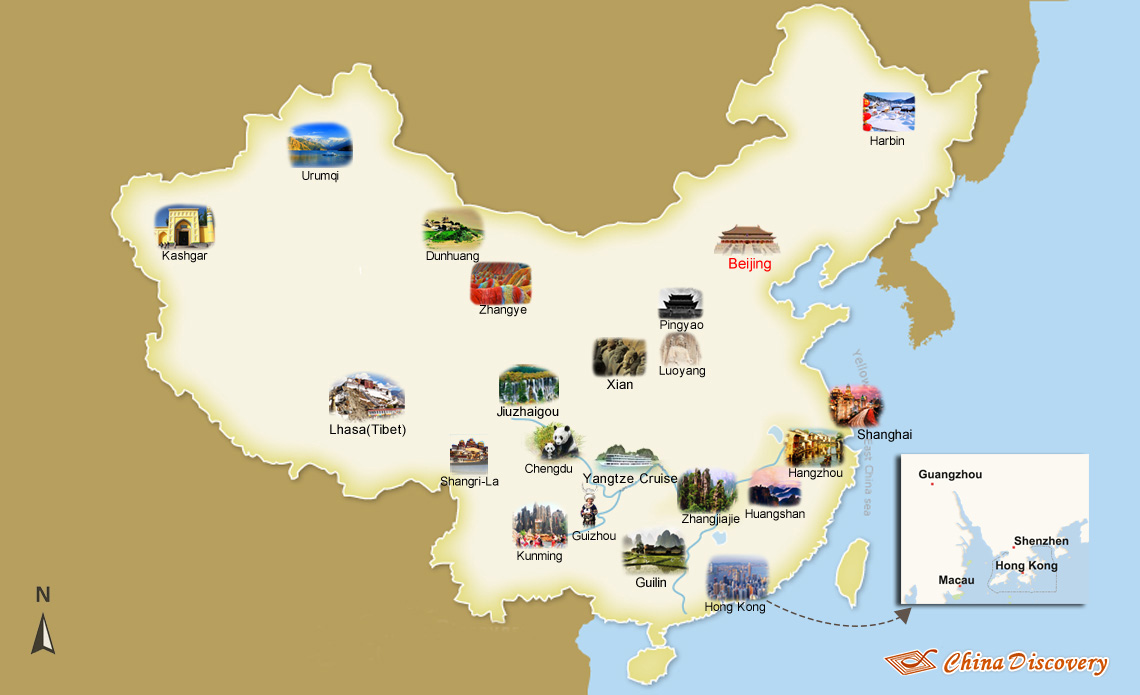 china map tourist destinations Hong Kong China Map Where Is Hong Kong On A Map Of China china map tourist destinations