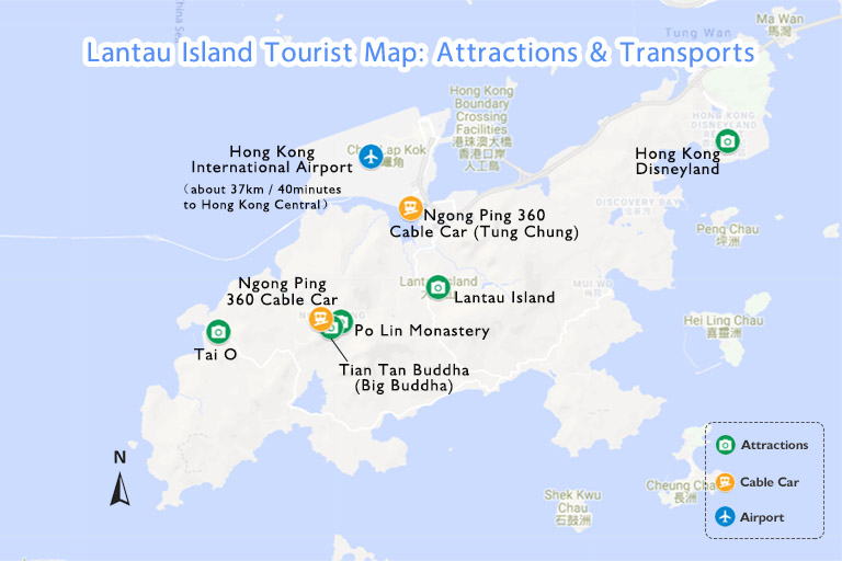 Hong Kong Attractions Map Hong Kong Tourist Map Free Printable