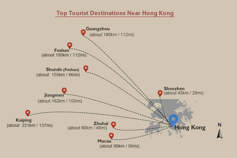 Hot Tourist Destinations Near Hong Kong