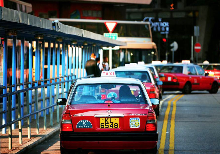 Taxi in Hong Kong