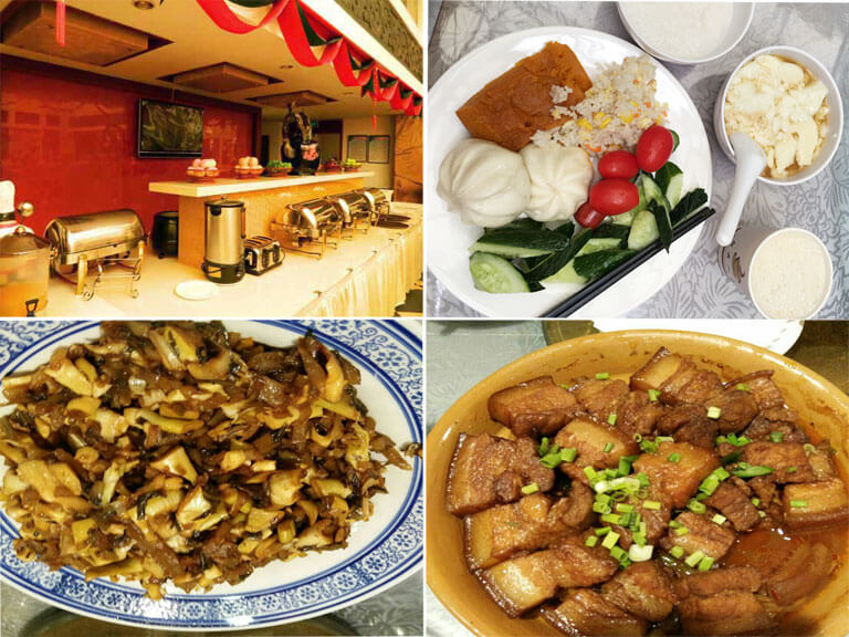 Meals in Baiyun Hotel Huangshan