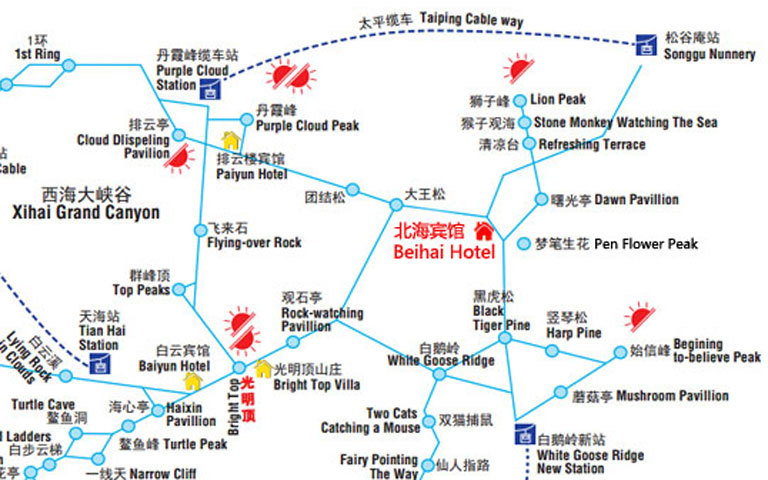 Beihai Hotel Location Map