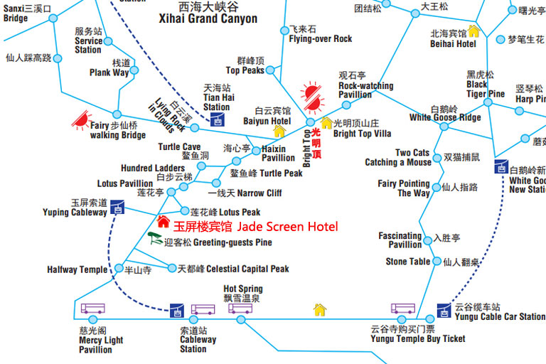 Jade Screen Hotel Location Map