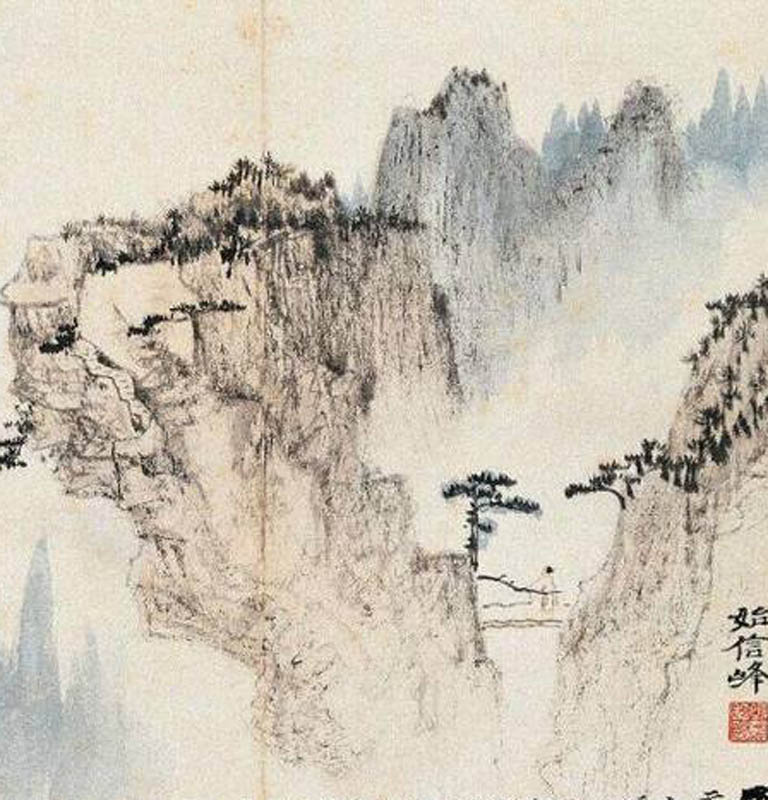 Huangshan Mountain Painting