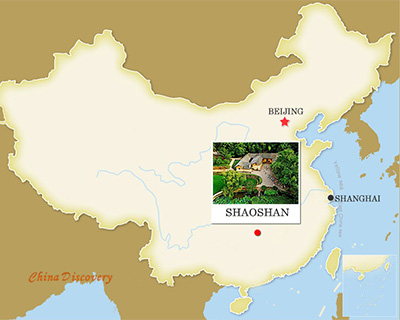 Shaoshan China Map