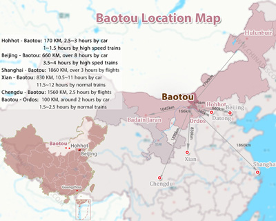 Baotou Map