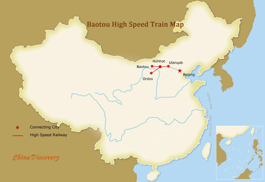 How to Get to Baotou - Get to Baotou by train