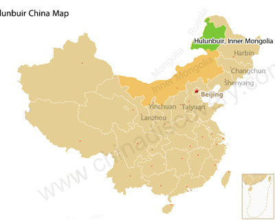 Hulunbuir China Map