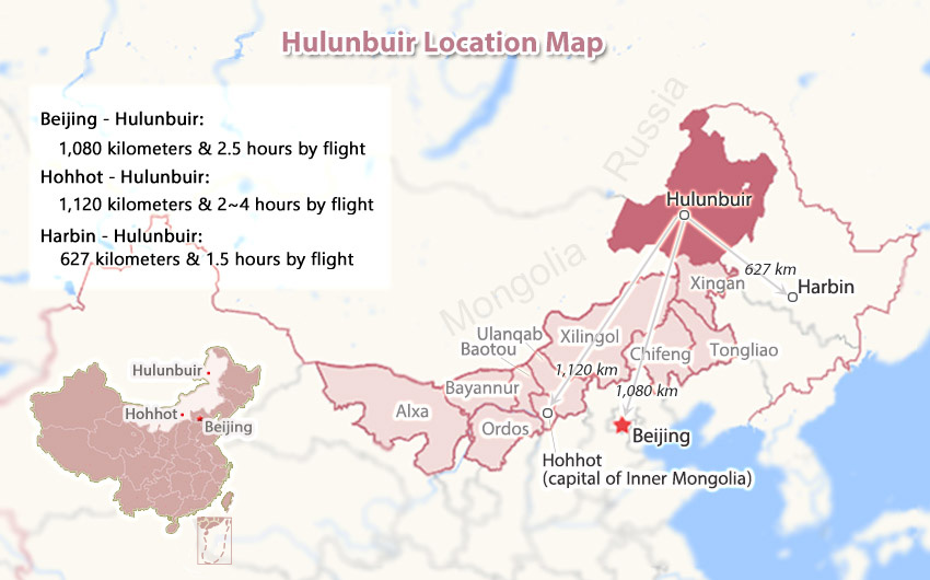 Hulunbuir Location Map