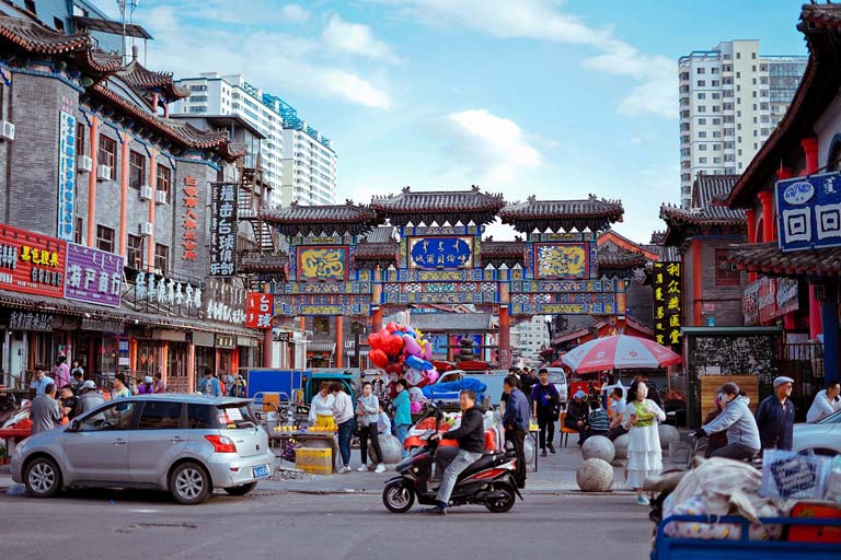 Hulunbuir Ancient City Pedestrian Inner Mongolia Food