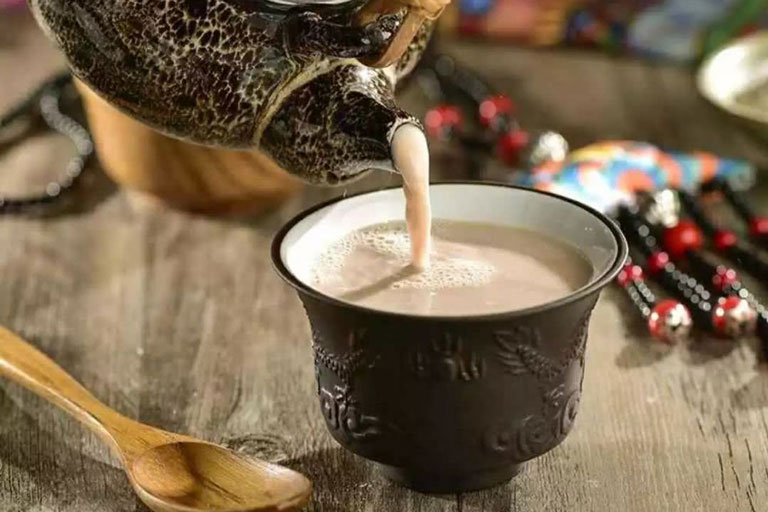 Mongolian Milk Tea Inner Mongolia Food